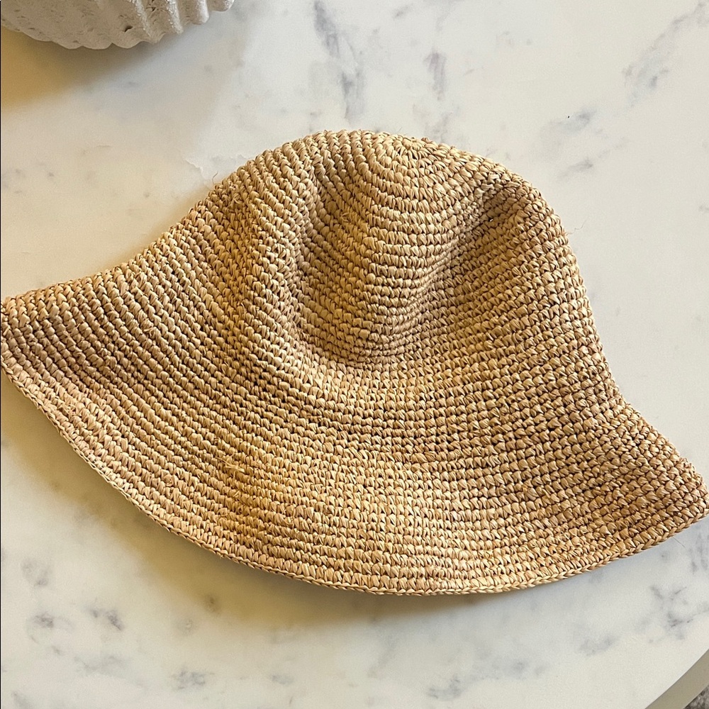 Raffia Bucket  Hat